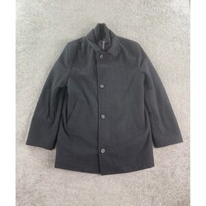 Bradley Jons Jacket Men XL Black Wool Single Breasted Gruner & Co Thinsulate